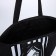 Textile bag "Pink Power", 42x9x32, without lining, black