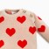 Knitted Knit Kroshka I “hearts”, height 80-86 cm