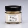 Aromatic candle made of soy wax in a bank, 75 g, coconut and chocolate