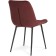 Chair on the Grass -Karkas Goyar Metal/velor, Black/Red 51x61x82 cm