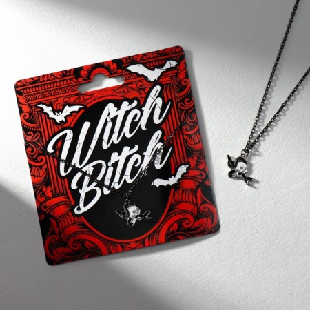Piece on the chain "Witch" 9 x 12.4 cm-3