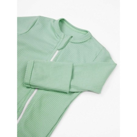 Combineson-Slip on the zipper Fashion, height 56 ​​cm, green color-11