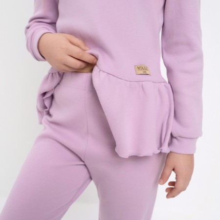 Kids (jumper, trousers) minku, lilac color, height 110 cm-3