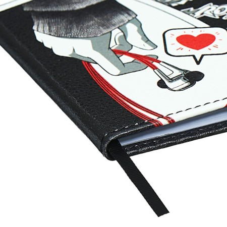 Universal Grade 1-11 Diary, 48 sheets "Girl 2", solid cover of artificial leather, lies, universal cheat sheet, block 80 g/m2-2