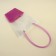 Bag for flowers is transparent, moisture -resistant, lilac, 26x24x12 cm