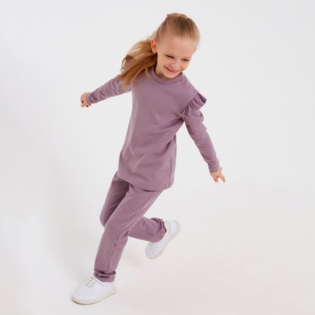 Комплект детский (джемпер, брюки) MINAKU: Casual Collection цвет лемезит, рост 110-4