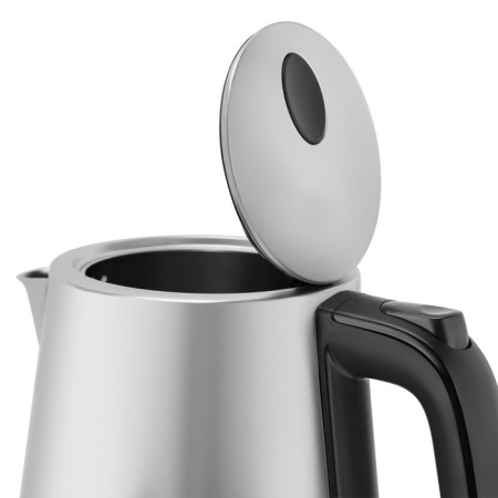 Electric kettle Vitek VT-7040, metal, 1.7 l, 2200 watts, silver-black-1