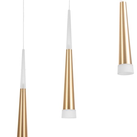 Bayerlux suspension Bayerlux “Amadeus” 3xLED 18W 4000k gold 50x4x30-180cm-4