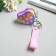 Browler wallet with carbine Silicon "Bubbles Antistress" heart mix 7.3x3x6.5 cm