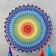 Dreams "Multi -colored openwork lace" 85x40 cm