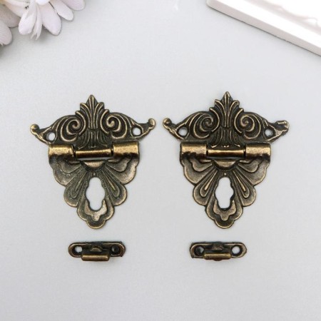 Castle Casket Metal "Disorner" set 2 pcs 4.8x4.5 cm cm-1