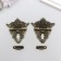 Castle Casket Metal "Disorner" set 2 pcs 4.8x4.5 cm cm