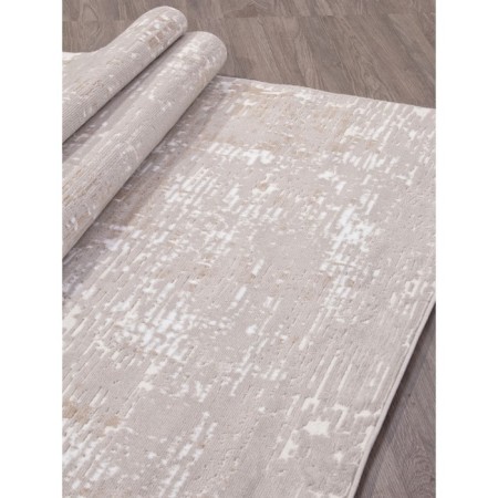 Rectangular carpet Merinos Richi, size 200x400 cm, Gray color-2