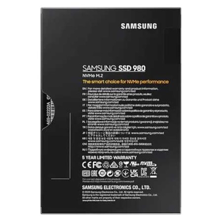 SSD Samsung PCIE 3.0 X4 500GB MZ-V8V500BW 980 M.2 2280-5
