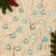 Set of balls plastic D-4 cm, 20 pcs "Tradition" crack, blue