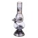 Bong, h-17.5 cm, "skull", with a grinder, acrylic, mix