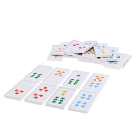 Domino bilateral "road signs", plastic, 28 details-3