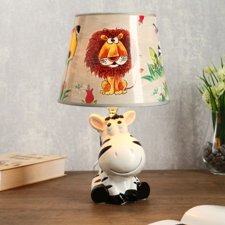 Lamp children's ceramics "Zebra" 1x40W E14 20x20x32 cm Risalux