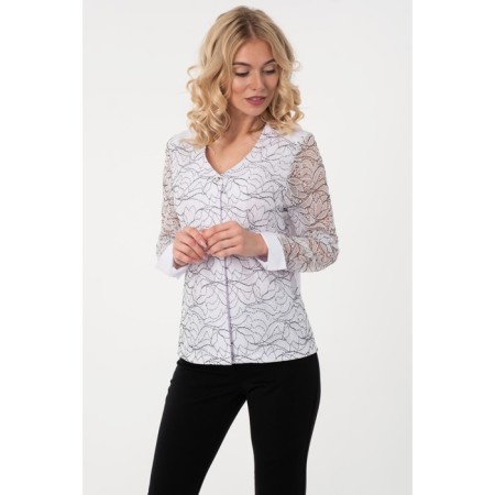 Female jacket, size 42, white color-6