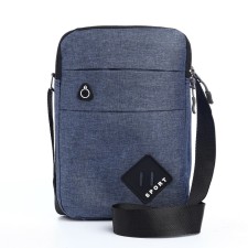 Male bag, blue color