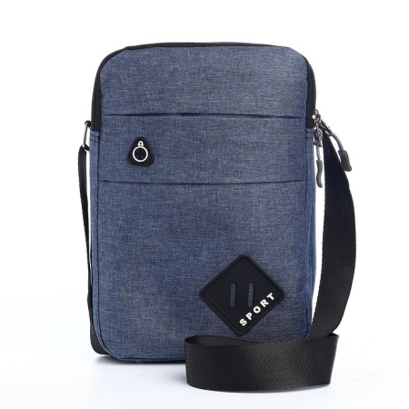 Male bag, blue color