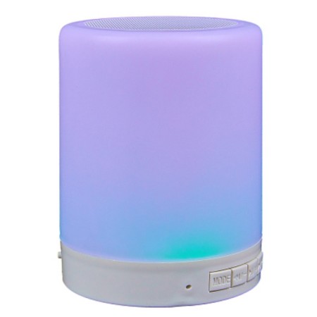 Portable column Pero WS04, 3 W, Bluetooth 5.3, 400 mAh, backlight, white-1