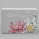 Gift folding box, packaging, "delicate lilies", 22 x 15 x 10 cm