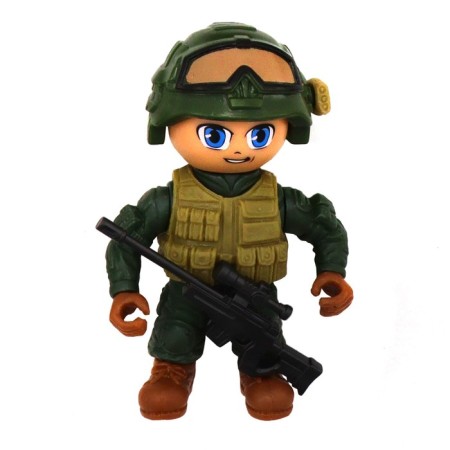 FUNKY TOYS figure "Special Forces", in green uniform, 8 cm, mix-13