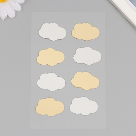 Mirror sticker "Cloud" 20x10 cm-1