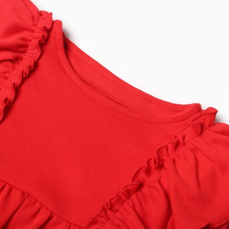 Baby dress with ruffles KAFTAN R.30 (98-104 cm) red-4