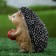 Garden figure "Hedgehog with apple" 15cm