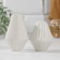 Set of ceramic solo and list of geometry, 14.5 x 10.8 cm, white color