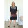 Female dress, size 52, black color