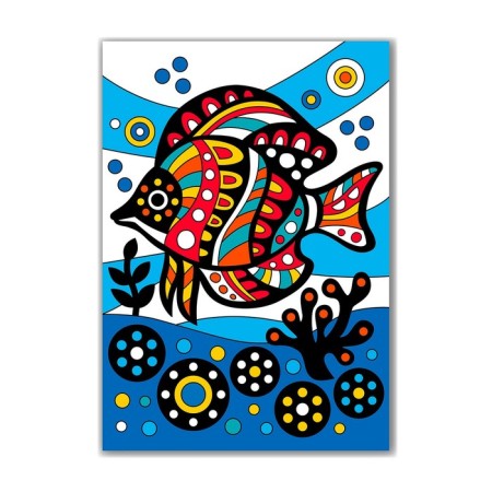 Set for creativity. Coloring "Fish"