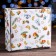 Gift box, lid is, with the “New Year mood” window, 14.5 x 14.5 x 6 cm