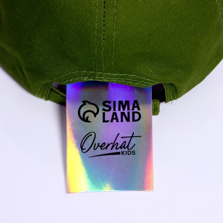 Children's cap for the boy Military, the color is green, Rr. 54-10