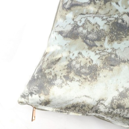 Pillowcase "marble", size 45x45 cm, green color-4