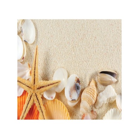 Organizer in a bathtub on suction cups "collected shells", for storing toys and trifles, size 33x39 cm-1