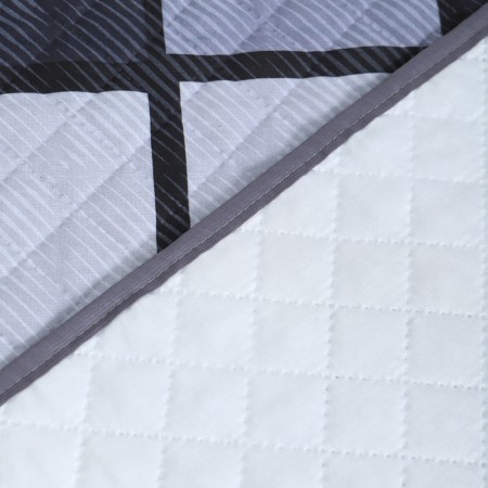The bedspread of 200x210cm, dark gray, calico 120g/m, HL 100%-3