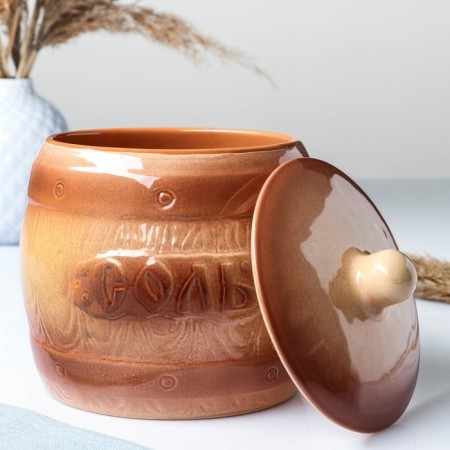 Salt barrel of 1.2l / 14x16cm, standard-1