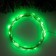 Garland "thread" 10 m dew, IP20, silver thread, 100 LED, green glow, 12 V