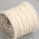 Knitting cord 100% juts "bleached" 3 m 4.7x4.7x4.2 cm