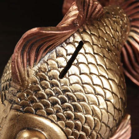 Piggy bank "Golden Fish" 13x25cm-2