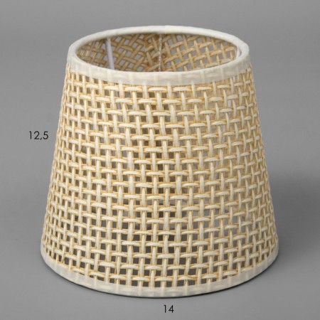 The lampshade "sarzha" beige E14 14x14x12 cm.-5