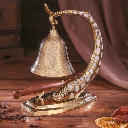 Гонг "Рыба" латунь 17х12х6,5 см-1