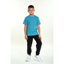 Children's T -shirt, height 146 cm, turquoise color