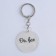 Acrylic key a keychain with a joke "oh, all", diam. 4.5 cm
