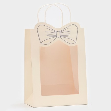 Gift package with the eye "Bant", 30 x 22 x 14, white-1