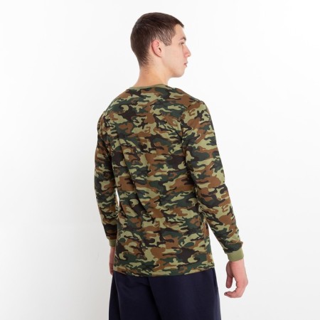 Male longliva with the basis, color mix camouflage brown-green, size 48-3