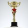 Cup 155C, award figure, gold, plastic stand, 32 × 15 × 9.5 cm.